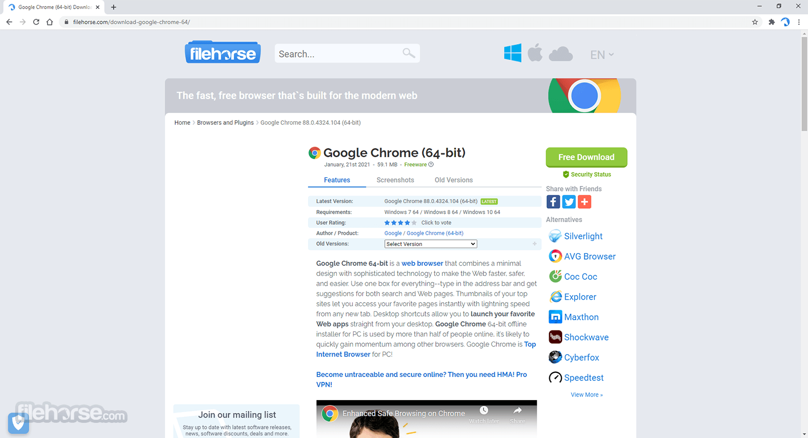 download chrome for window on mac